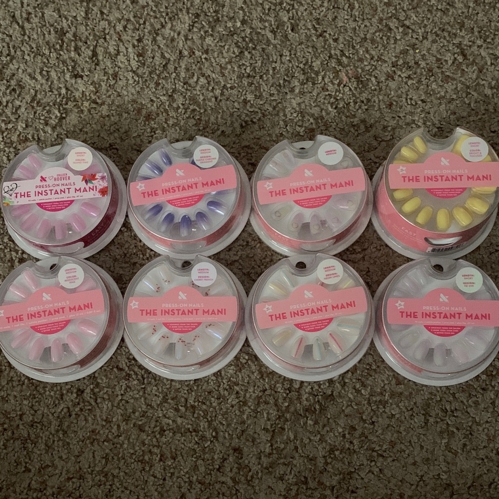 NWT Spring/Summer Olive & June Press On bundle of 8 Sets